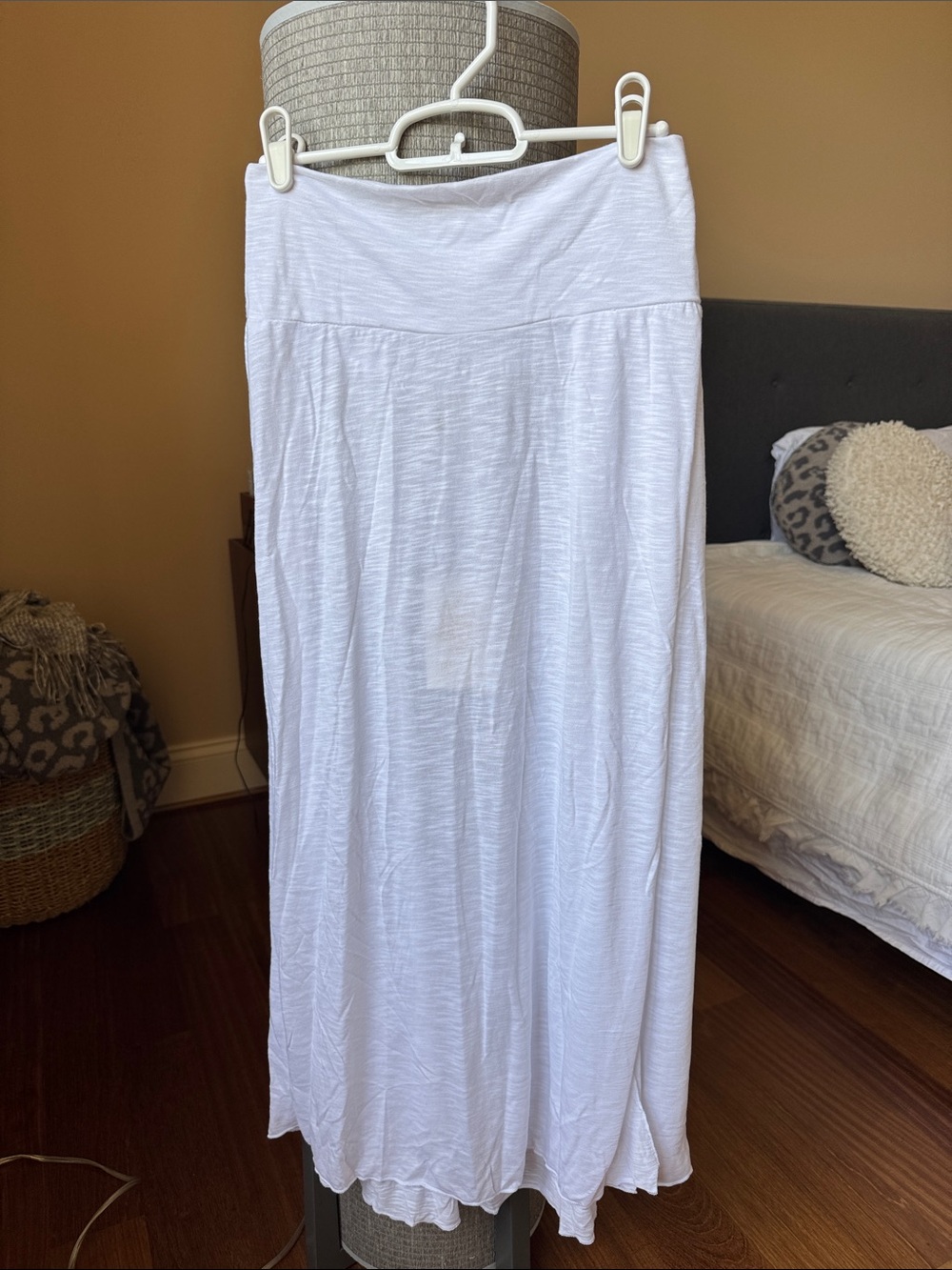 BECCA White Maxi Skirt - Flowy Casual Beach Style